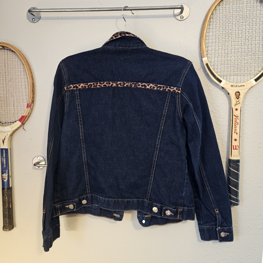 VTG Jean Jacket Cheetah - Picture 4 of 5